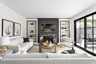 Living room in our Edgemont new build project
