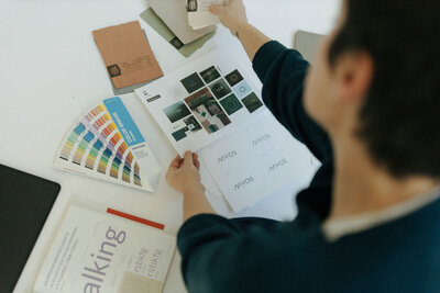 Book a Brand Intensive Day with Réka at Paperreka for a deep dive into your brand strategy, custom branding, and creative direction to transform your brand.