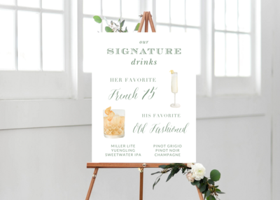 Cocktail Signs - The Welcoming District