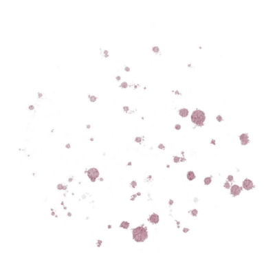 Pink splatter marks