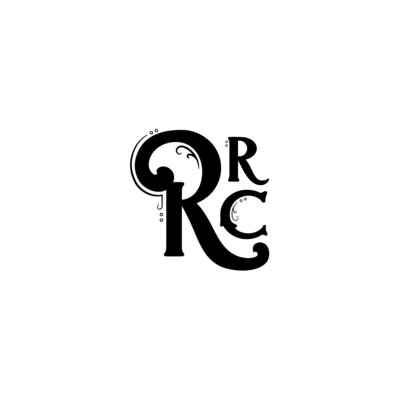 Bold logo design for Rockwell Recording Co., combining flowing lines and geometric elements to reflect musical innovation and audio tech innovation