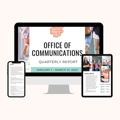 Communications Report Template