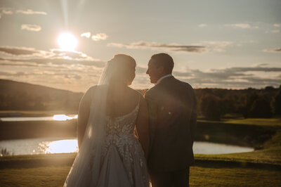 golden hour wedding photos - baltimore wedding photographer