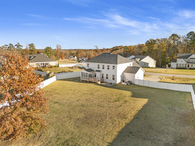 oversized backyard in willow springs nc, home for sale
