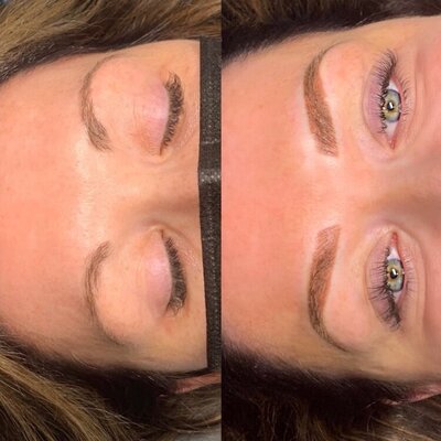 Combination Microblading and Powder Eyebrow Treatment at Refresh Aesthetics