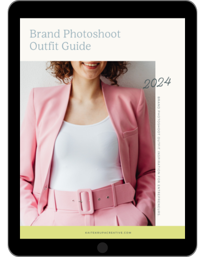 Brand photoshoot planning guide. picture of two photographers looking at camera and smiling