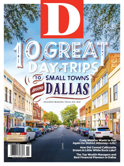 ten great day trips near Dallas cover of magazine