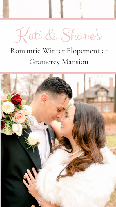 Romantic Winter Elopement at Gramercy Mansion in Baltimore Maryland
