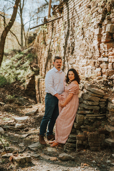 metro atlanta maternity session golden hour session kattie jackson photography 