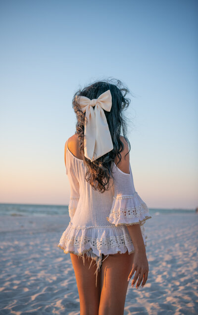 Ema Weinrich beach portrait editorial photography