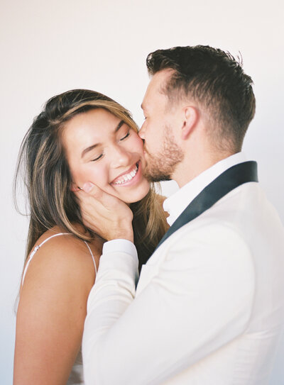 S&B White Studio Black Tie Engagement Session Hope Gray Photo2