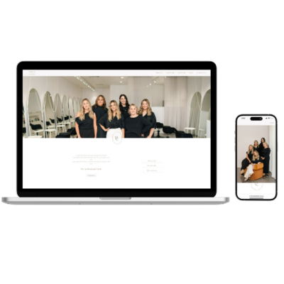 Website design for Hairdresser in Warrnambool
