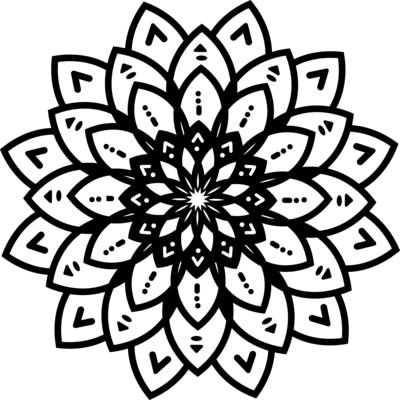 Black mandala