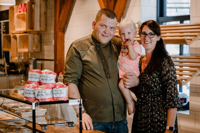 Familie van den Berg, de eigenaren van Berg's Bakery.
