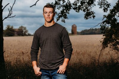 Ionia Senior with car