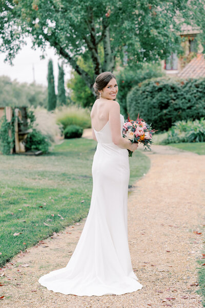 Stunning bride at the Vintners Inn, Santa Rosa, CA