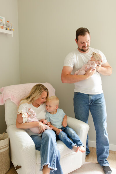 lifestyle newborn photos in Fort Wayne