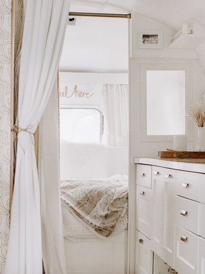 Shop our airstream bedroom faves  | Airstream RV trailer | DESIGN THE LIFE YOU WANT TO LIVE | Lynneknowlton.com |