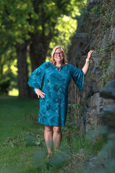 Nicole - Lender Headshot - Environmental Headshot Dripping Springs Texas. Photo taken by Lydia Teague Photography.