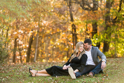 fall engagement photography pittsburgh