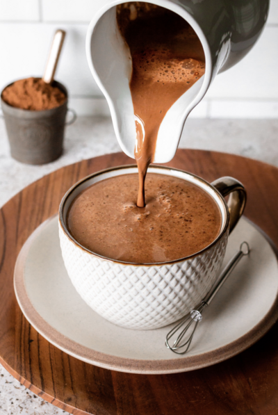 healthy hot chocolate recipe elizabeth rider