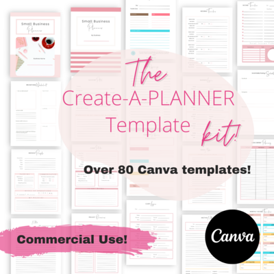 Fresh Scribes Create-A-Planner Template Kit Image