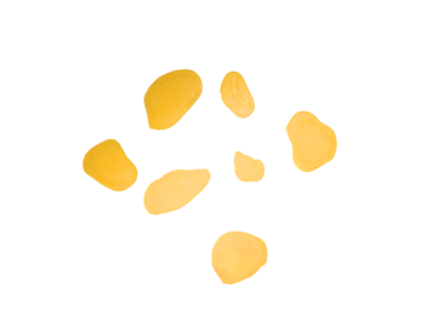 yellow organic dot graphic