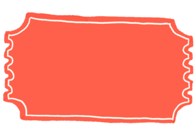 orange ticket frame