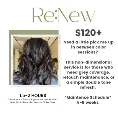 Vibrant brunette hair transformation with expert cut and color services by Nicole.