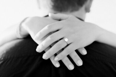 Close up photograph of ring engagement photograph