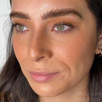 Highly rated eyebrow microblading services by ARCJED Coastal in Gulf Shores, Alabama.