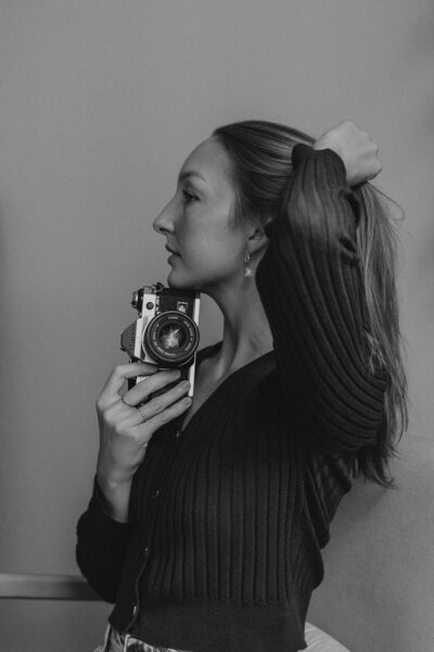 Branding photos for a West Michigan wedding photographer.