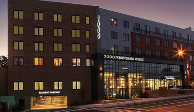 Exterior of 2000 Pennsylvania Avenue in Wilmington, Delaware