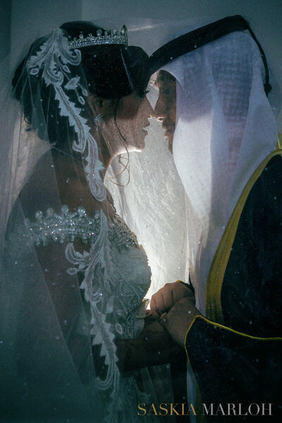 Abu Dhabi Female Wedding Photographer Wedding Couple in beautiful light
