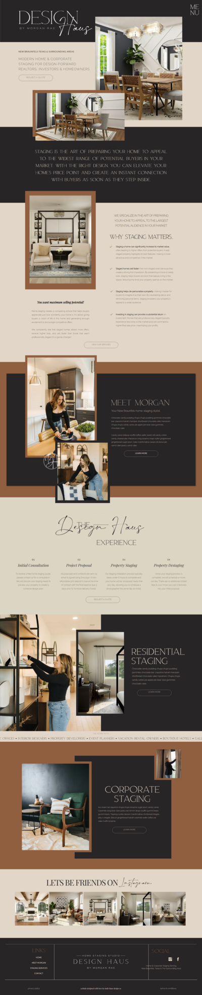 website project designer portfolio for jessie schultz photography design reveal