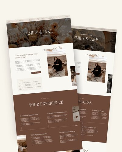 Showit Client Lounge Templates for Photographers