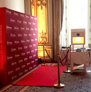 red carpet custom photobooth