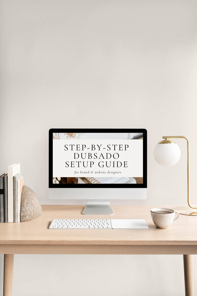 Step-by-Step Dubsado Setup Guide in Notion for designers by The Streamlined Creative by Stephanie Taale - Business Coach, Client Experience and Systems Strategist for brand and website designers