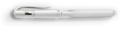 White Uniball Pen