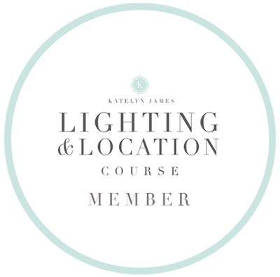 Katelyn James Lighting and Location Course Member Badge