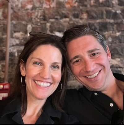 MS Diet Success Stories Ashley posing with her husband