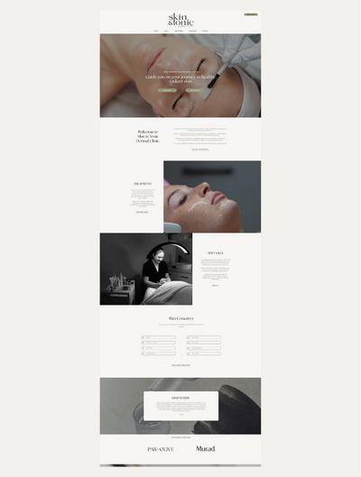 Affordable Website Design for a small business in the beauty industry based in Warrnambool by website designer Coja Creative.