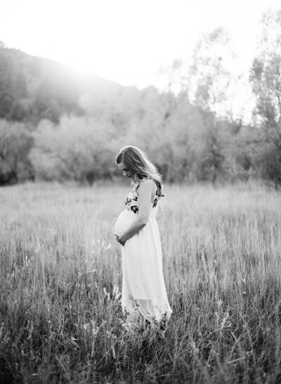 Expecting Mother Preparing for Birth