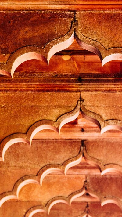 India_ wood carving arches