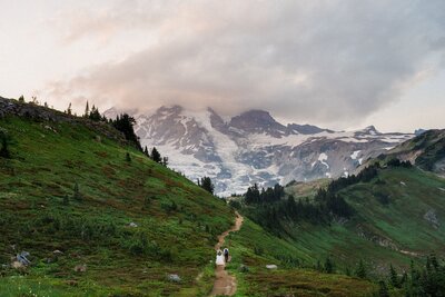 Paradise Mount Rainier Elopement