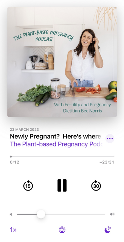 plant-based pregnancy podcast