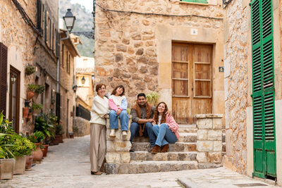Family photo shooting in Mallorca