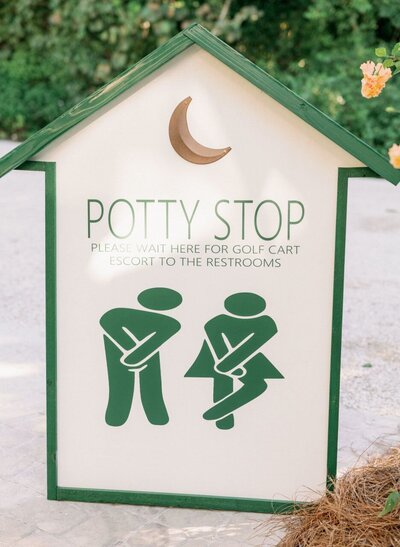 Potty Stop Sign