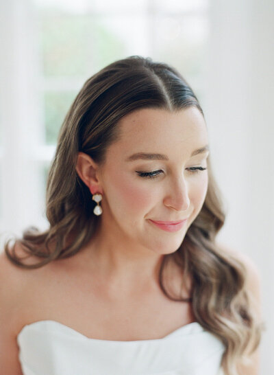 Portrait of a Bride with Veil Photo