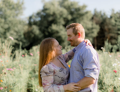 Engagement session in the white oak's